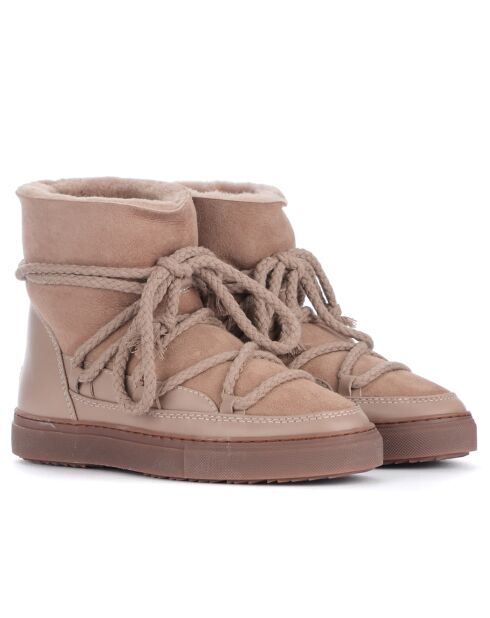 Bottines en cuir Classic macaron