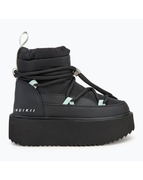 Bottines à plateforme Technical noires