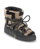Shearling Zigzag bruine laarzen van schapenvacht