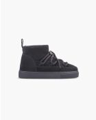 Schwarze Lederstiefel Classic Low