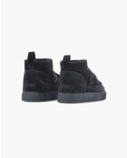 Schwarze Lederstiefel Classic Low