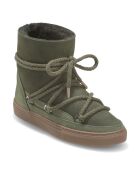 Bottines en cuir Classic Nabuk vertes