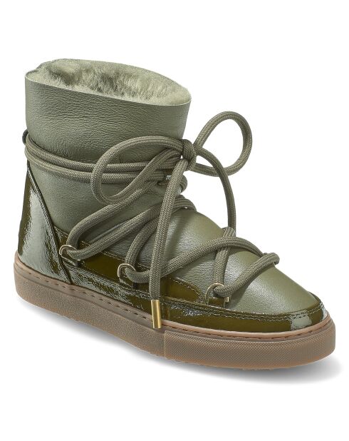 Bottines Gloss vert olive