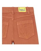 Gerader Baumwollstoff in Westmandarine