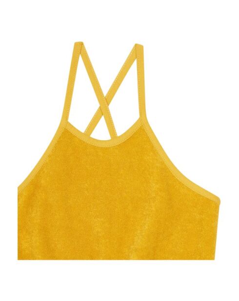 Mono Dixon en mezcla de algodón amarillo girasol