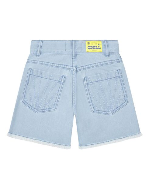 Pantalones cortos azules en mezcla de algodón Tess
