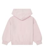 Sudadera con capucha Lazy de algodón rosa claro