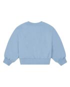 Sudadera Ronnie azul claro de algodón con cuello redondo