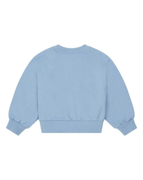 Sudadera Ronnie azul claro de algodón con cuello redondo