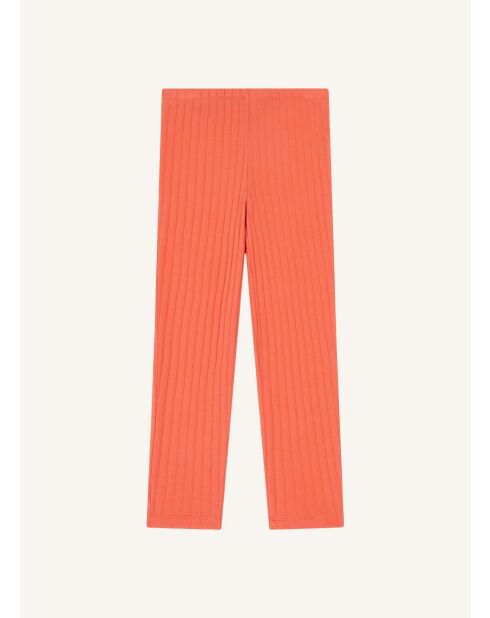 Leggings Love de algodón mandarina