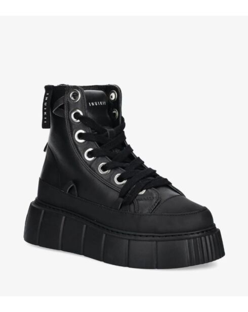 Zwarte Matilda sneakers met hoge bovenkant