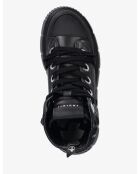 Zwarte Matilda sneakers met hoge bovenkant