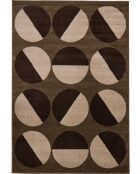 Tapis Santal 680 marron - 100x150 cm