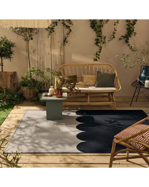 Tapis Riviera 707 bleu - 160x230 cm