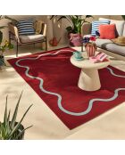 Tapis Positano 704 bordeaux - 120x180 cm