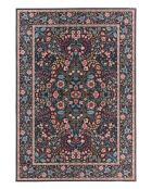 Ottoman 842 schwarzer Teppich - 280x380 cm