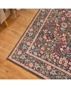 Ottoman 842 schwarzer Teppich - 280x380 cm