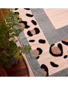 Leovah 521 blauer Teppich - 80x150 cm