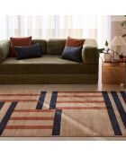Sandelhouten vloerkleed 6682 blauw - 200x290 cm