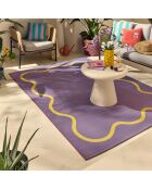 Positano 704 paars tapijt - 200x285 cm
