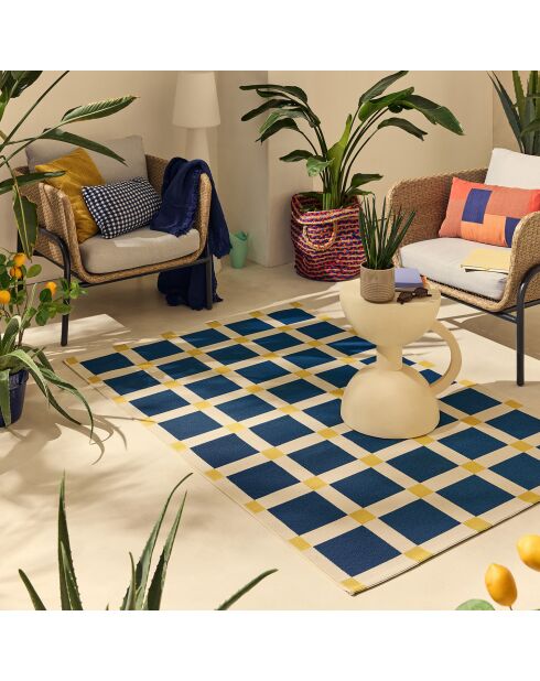 Tapis Positano 703 bleu - 200x285 cm