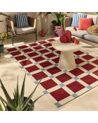 Positano 703 bordeaux tapijt - 160x230 cm