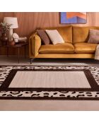Tapis Leovah 521 marron - 80x150 cm