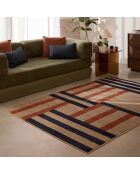 Sandal 682 blauer Teppich - 100x150 cm