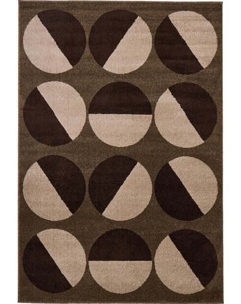 Tapis Santal 680 marron - 150x220 cm