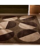 Tapis Santal 680 marron - 150x220 cm