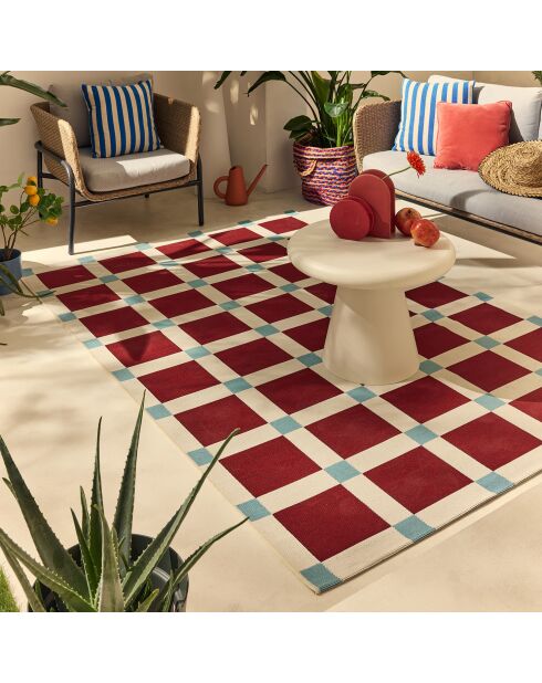 Tapis Positano 703 bordeaux - 200x285 cm