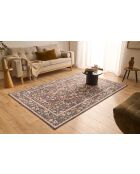 Ottoman 842 schwarzer Teppich - 240x340 cm