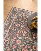 Ottoman 842 schwarzer Teppich - 240x340 cm