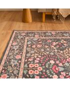 Ottoman 842 schwarzer Teppich - 240x340 cm