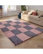 Tapis Groovy 386 bleu - 240x340 cm