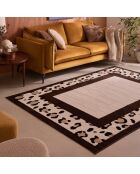 Tapis Leovah 521 marron - 200x290 cm