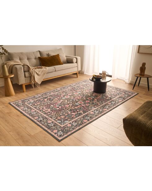 Ottoman 842 schwarzer Teppich - 200x280 cm