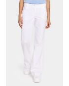 Pantalon en jean bootcut blanc
