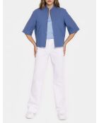 Pantalon en jean bootcut blanc