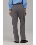Pantalones grises con botones de Brandeburgo de corte clásico