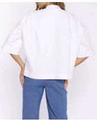 Veste en jean ample blanche