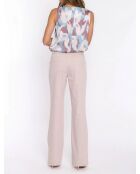 Pantalon en jean bootcut beige