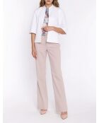 Pantalon en jean bootcut beige
