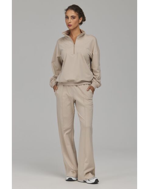 Pantalon de jogging beige