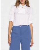 Pantalon en denim à jambes larges - denim bleu