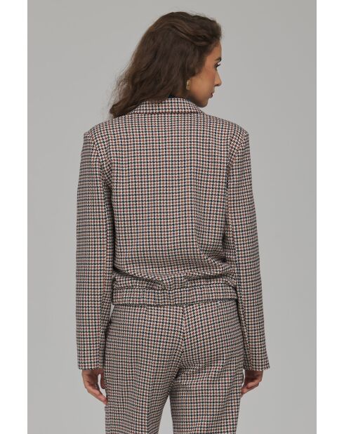 Blazer pepito court à ourlet élastiqué