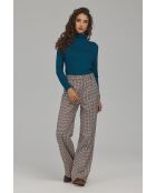 Pantalon pepito droit à plis marqués