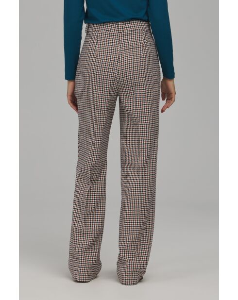 Pantalon pepito droit à plis marqués
