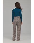 Pantalon pepito droit à plis marqués