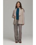 Pantalon pepito droit à plis marqués